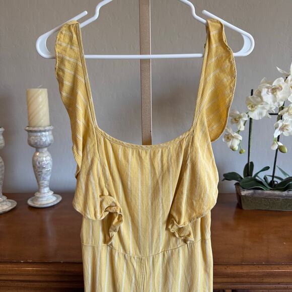 léRumi Reagan Jumpsuit – Yellow Stripe – Size Medium – Excellent Condition - Picture 2 of 9